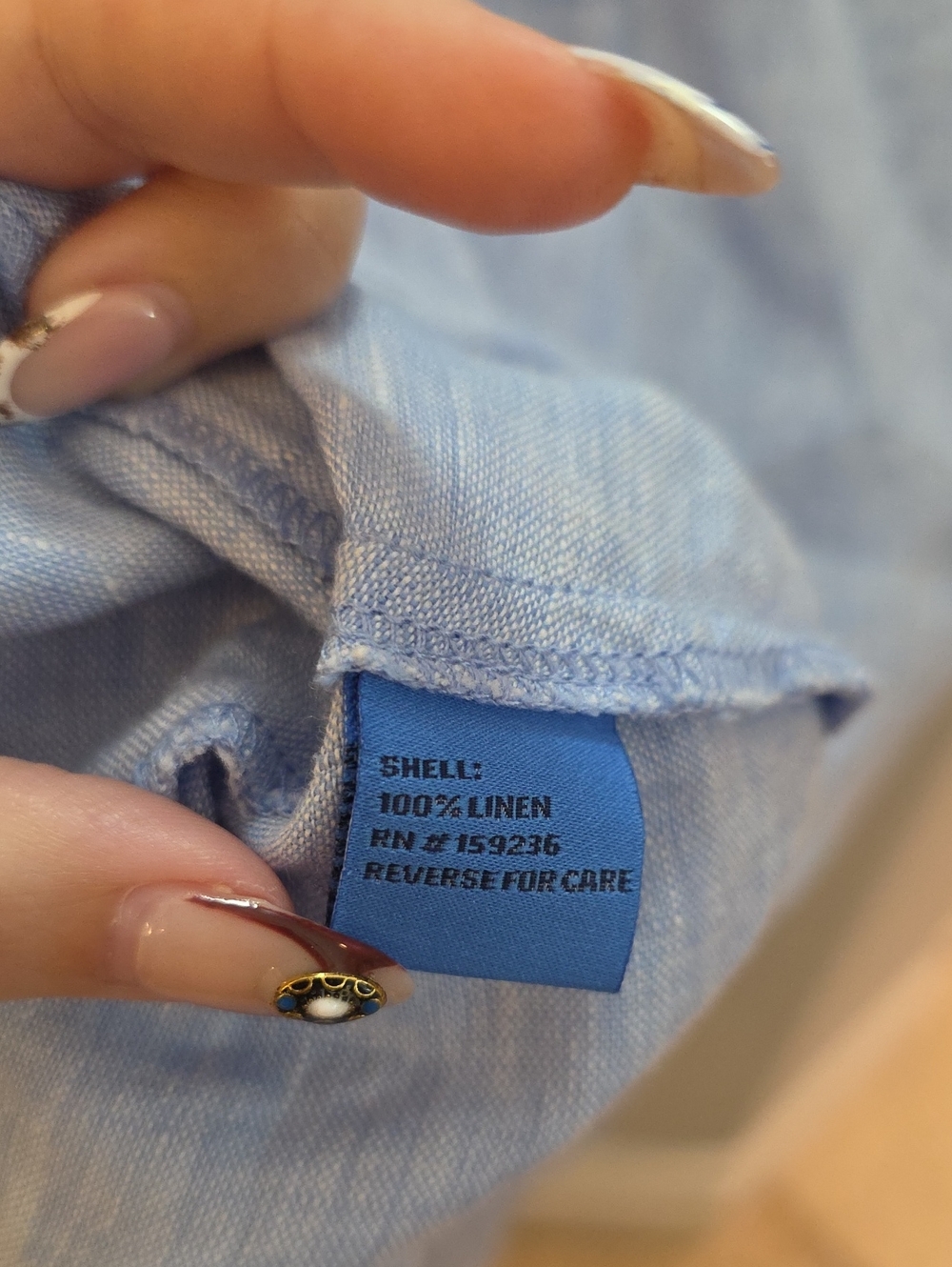 J. McLaughlin Light Coastal Blue Wellesley Linen Midi Shirt Dress XS - Picture 7 of 10